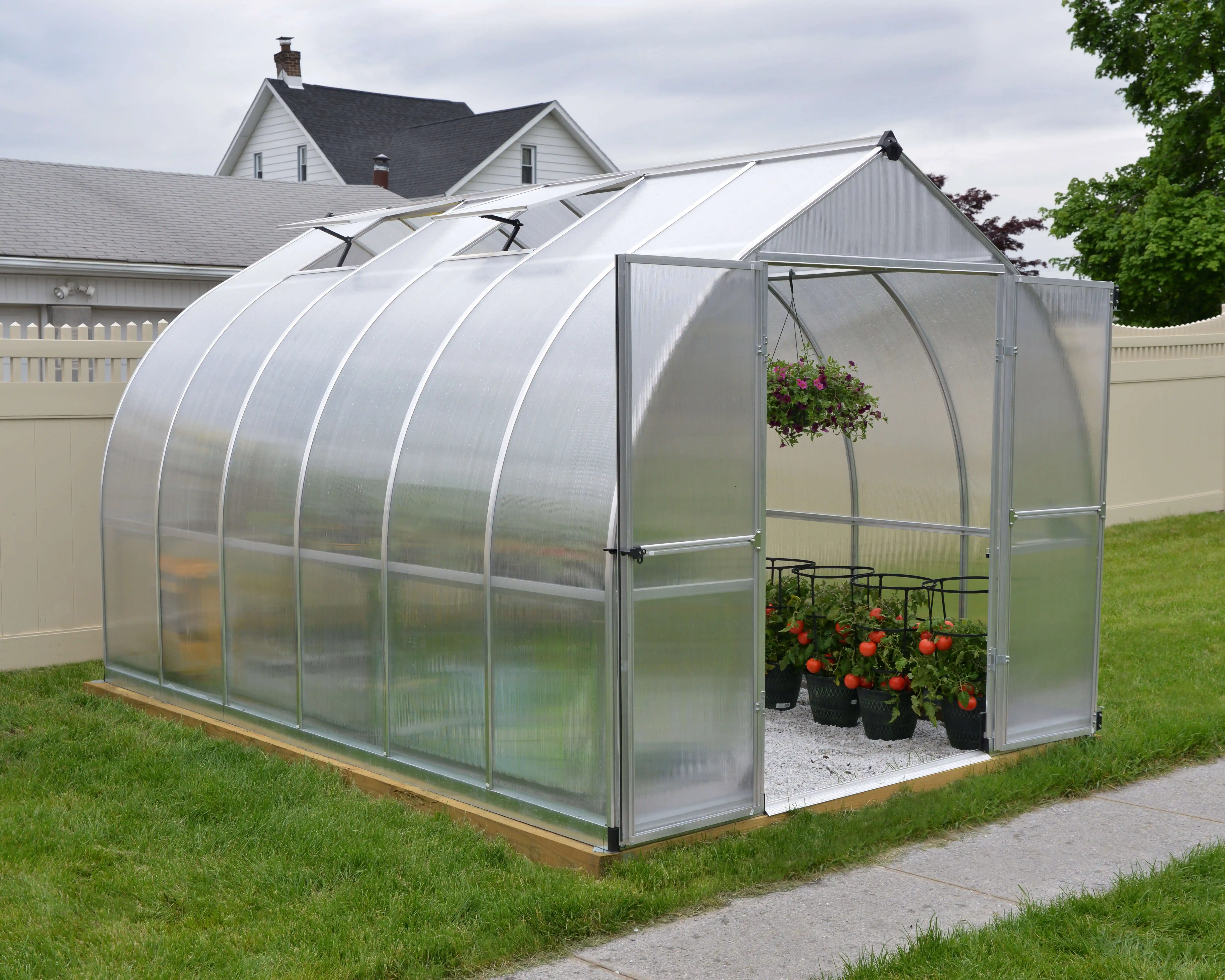 Canopia Bella 367X244X219 cm Tuinkas Zilver meerwandig