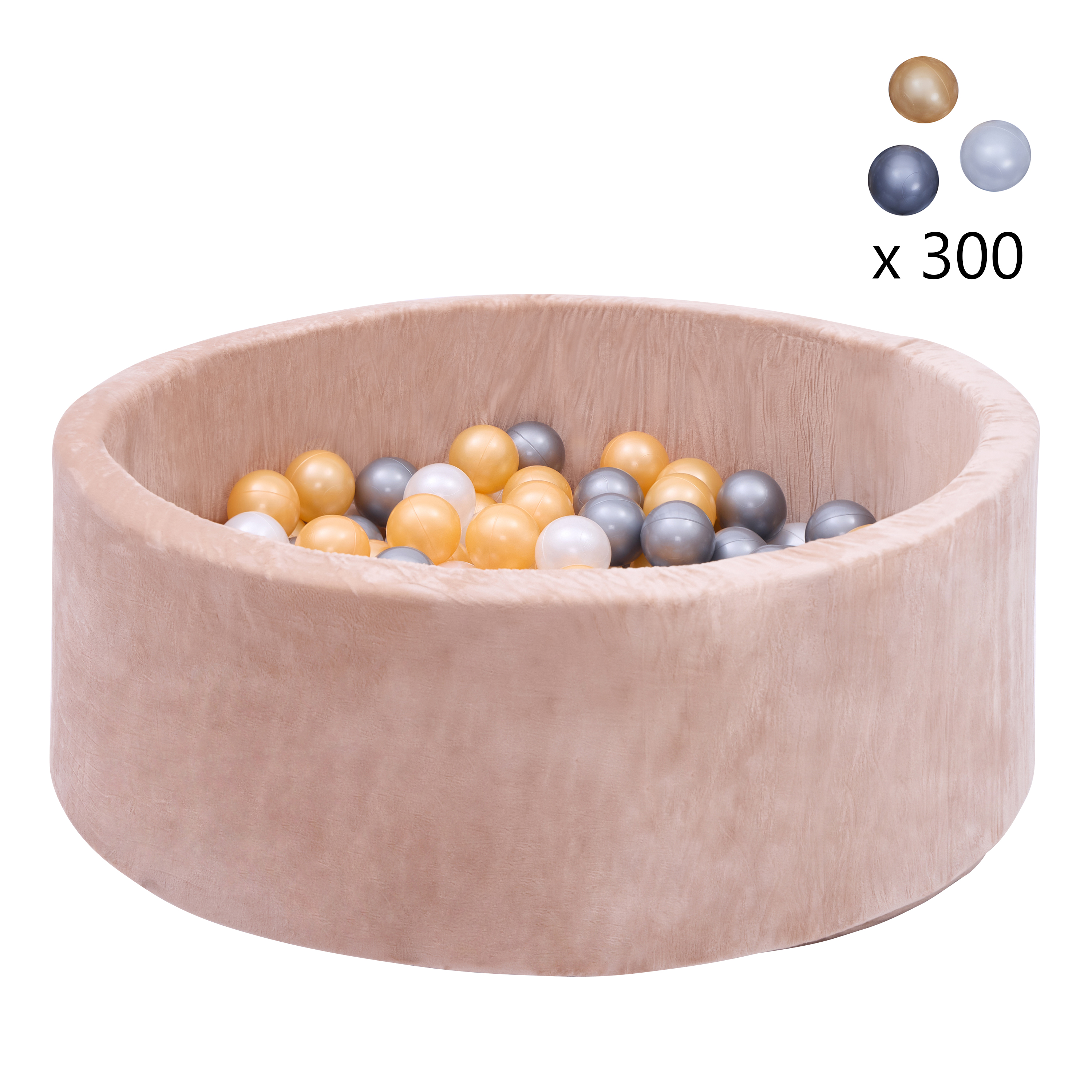 Sunny Boaz Ball Pit incl. 300 balls - Beige