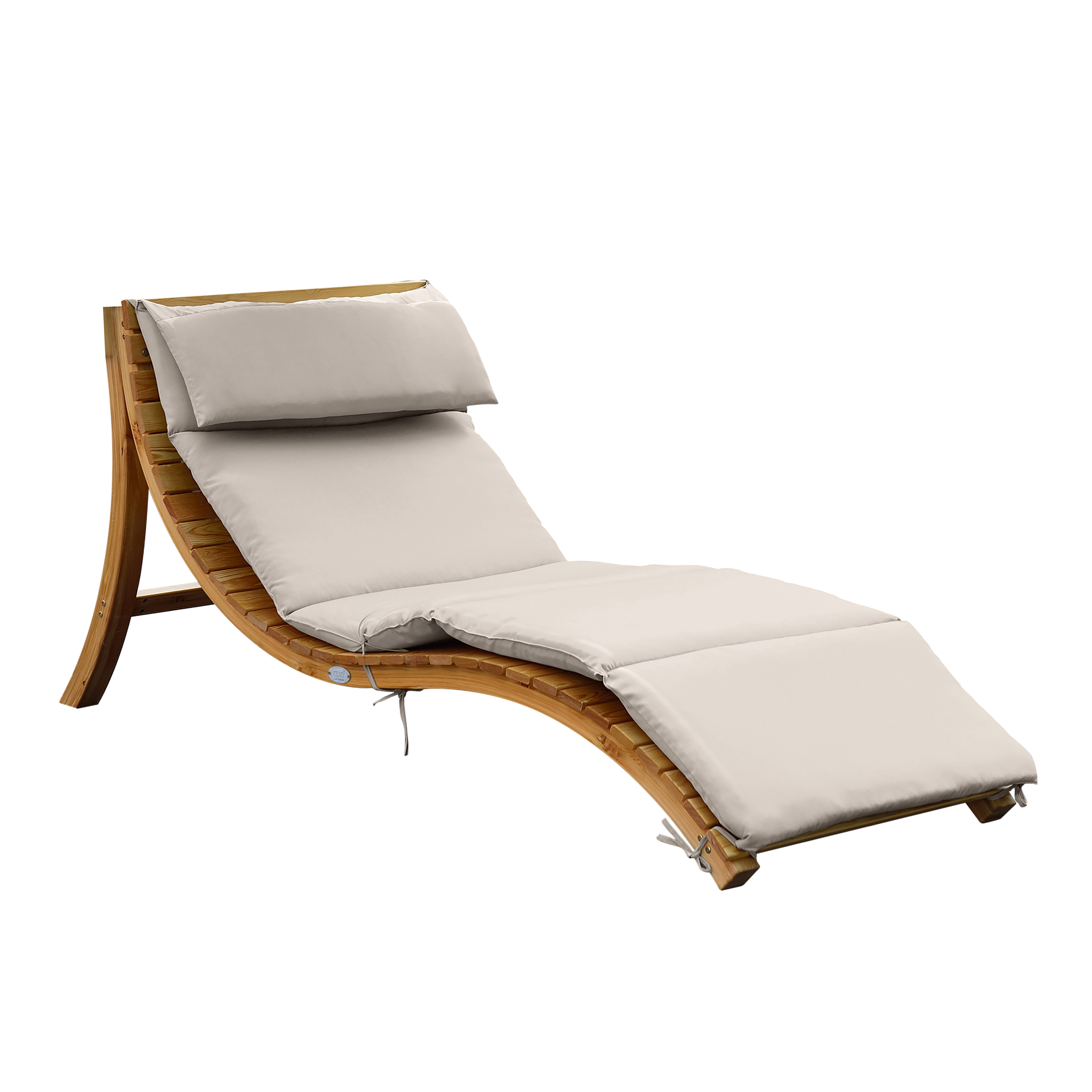 AXI Salina sun lounger with removable canopy Beige