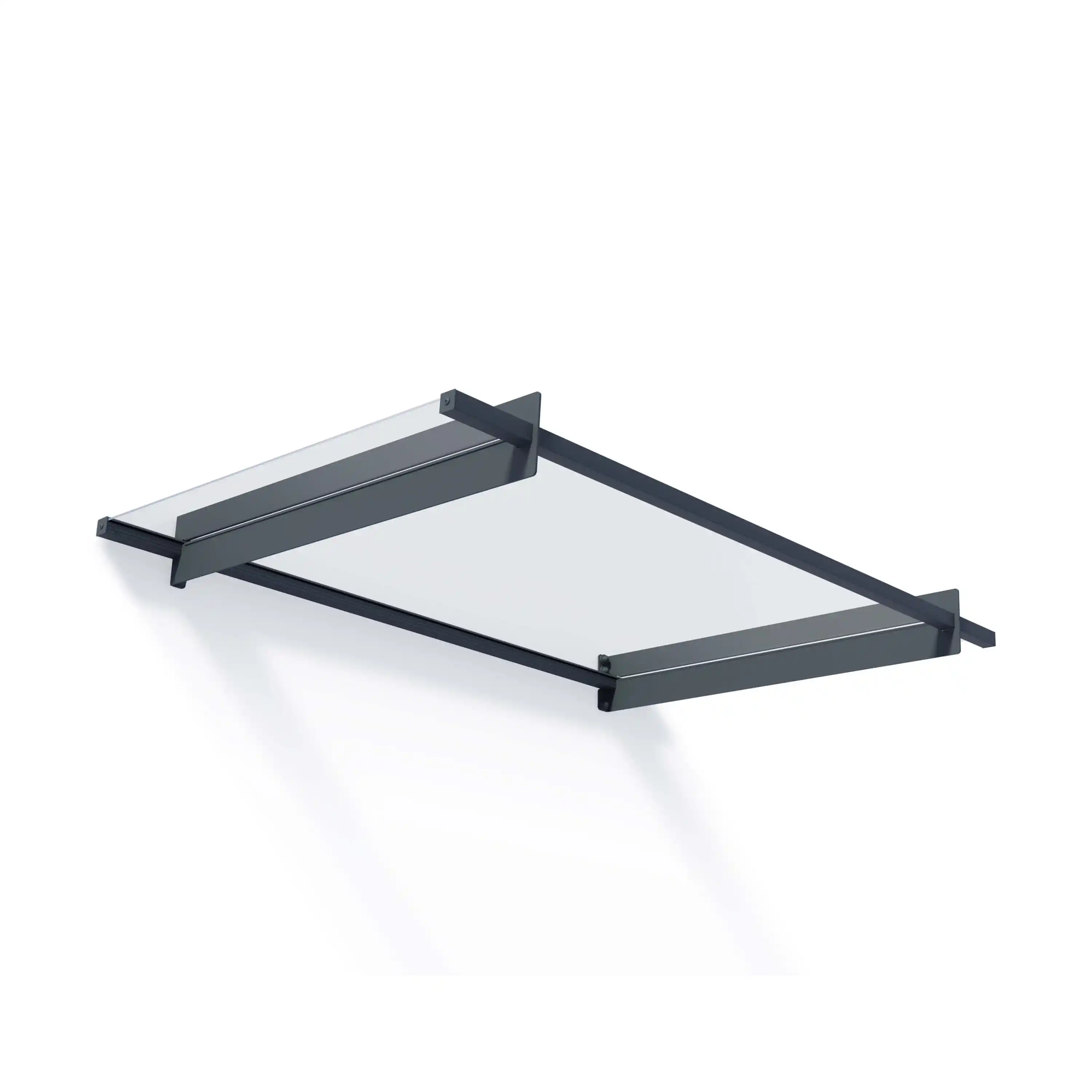 Canopia Nancy 150X94X14 cm  Deur en Veranda Luifel Donkergrijs Helder