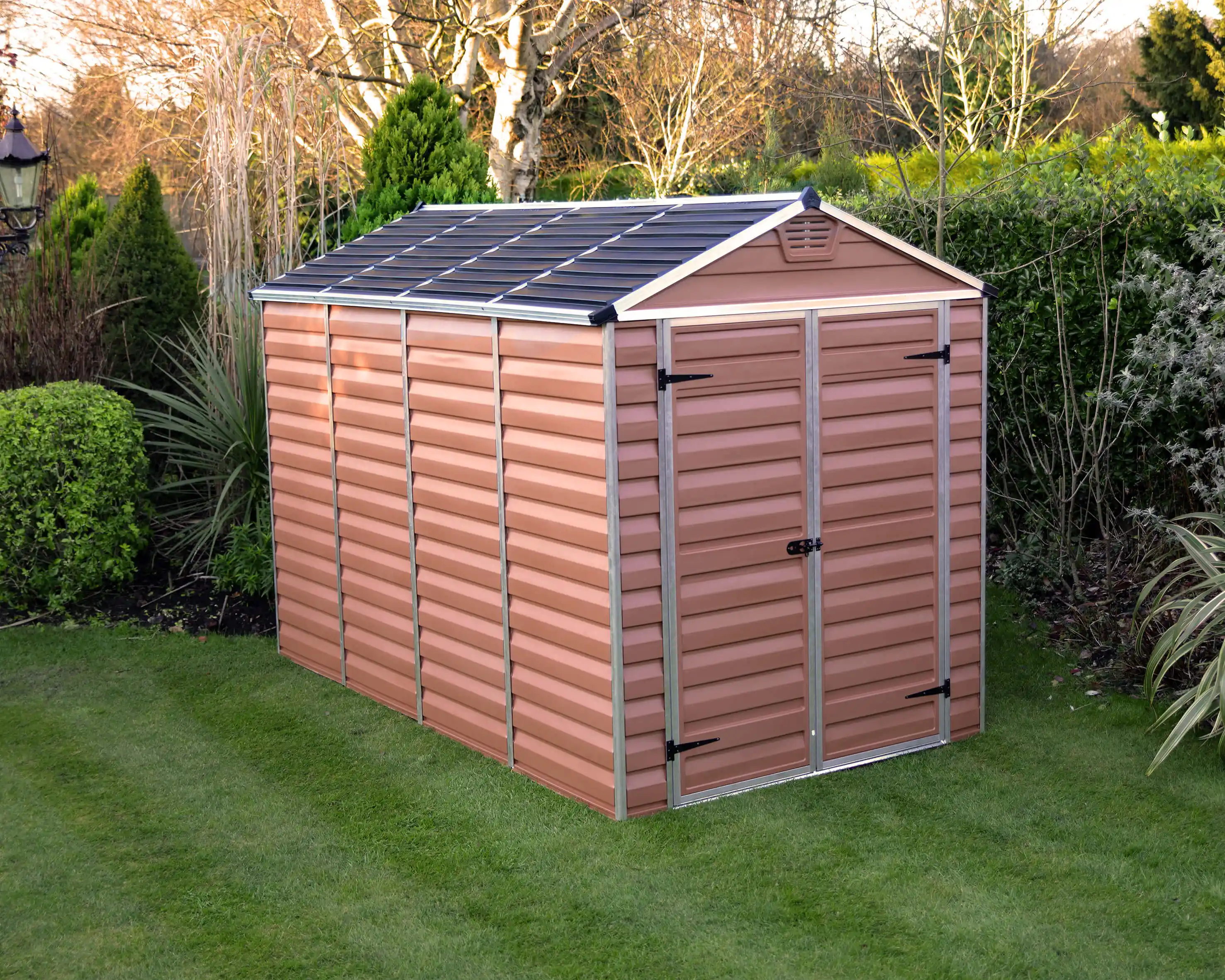 Canopia Skylight 303X185X217 cm Openlucht schuur voor tuin Amber-7290103124090 Canopia Skylight 303X185X217 cm Openlucht schuur voor tuin Amber