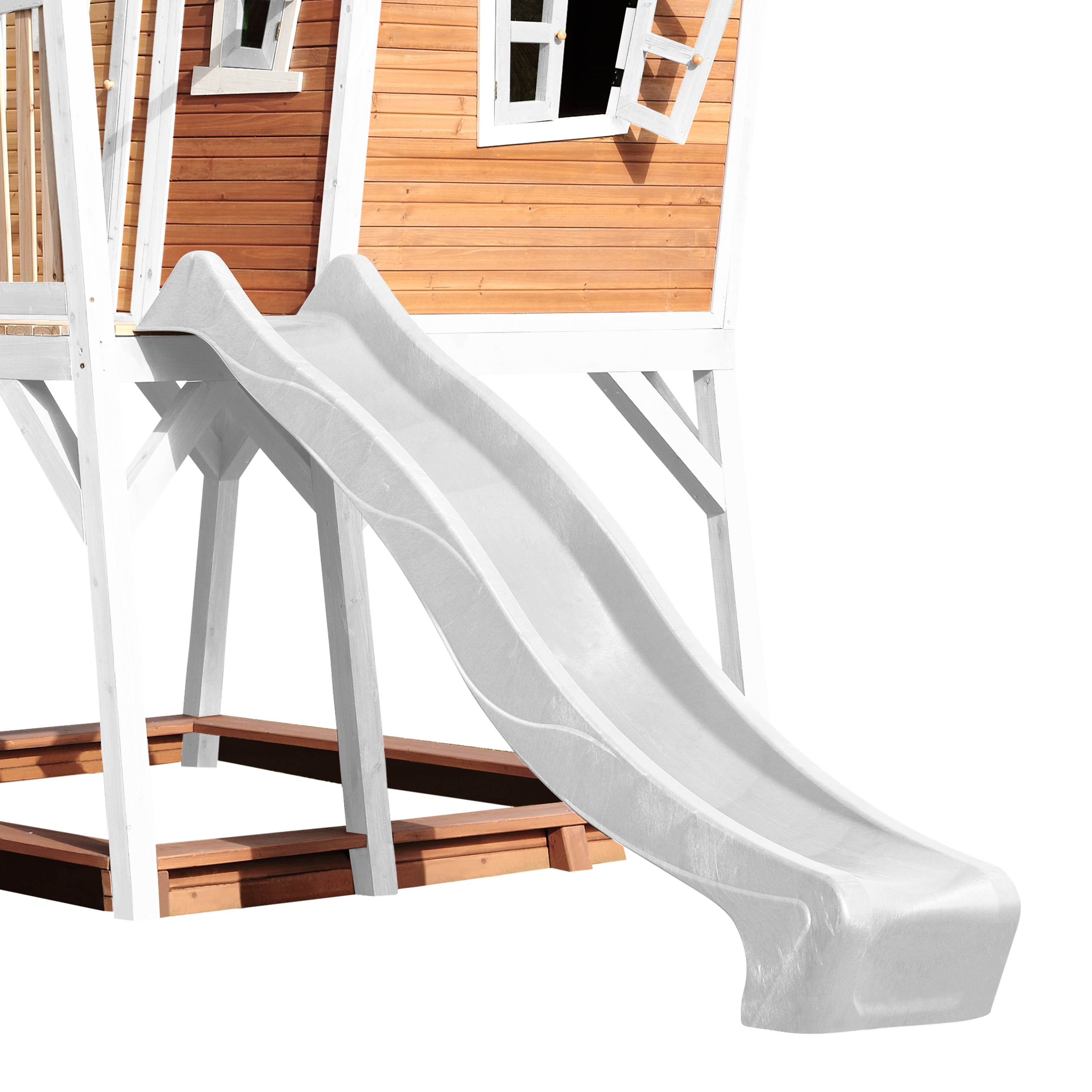 AXI Max Playhouse Brown/White - White Slide-8717973933397 AXI Max Playhouse Brown/White - White Slide