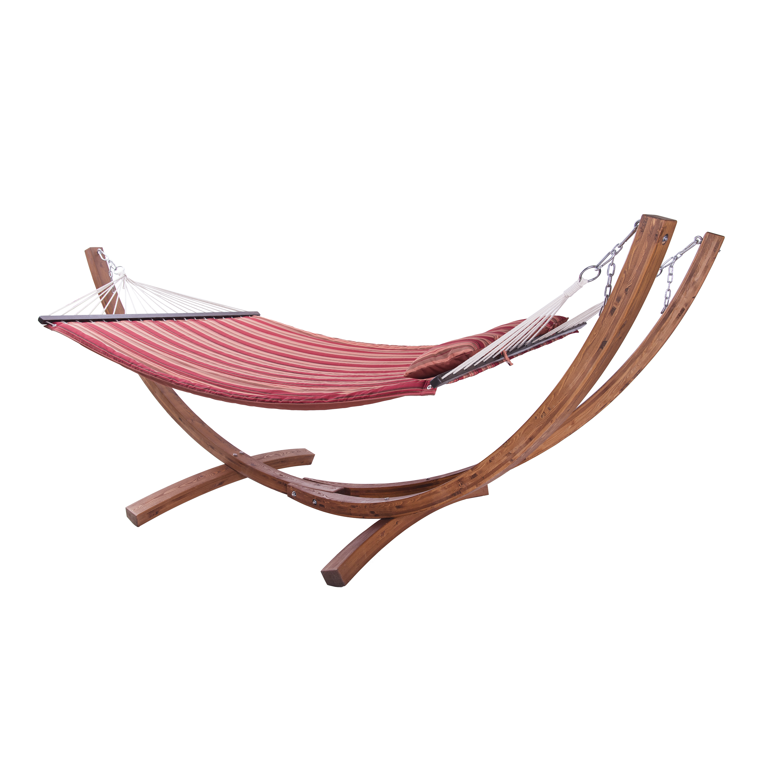 AXI Hawaii Hammock Set - Hammock with wooden frame - Red