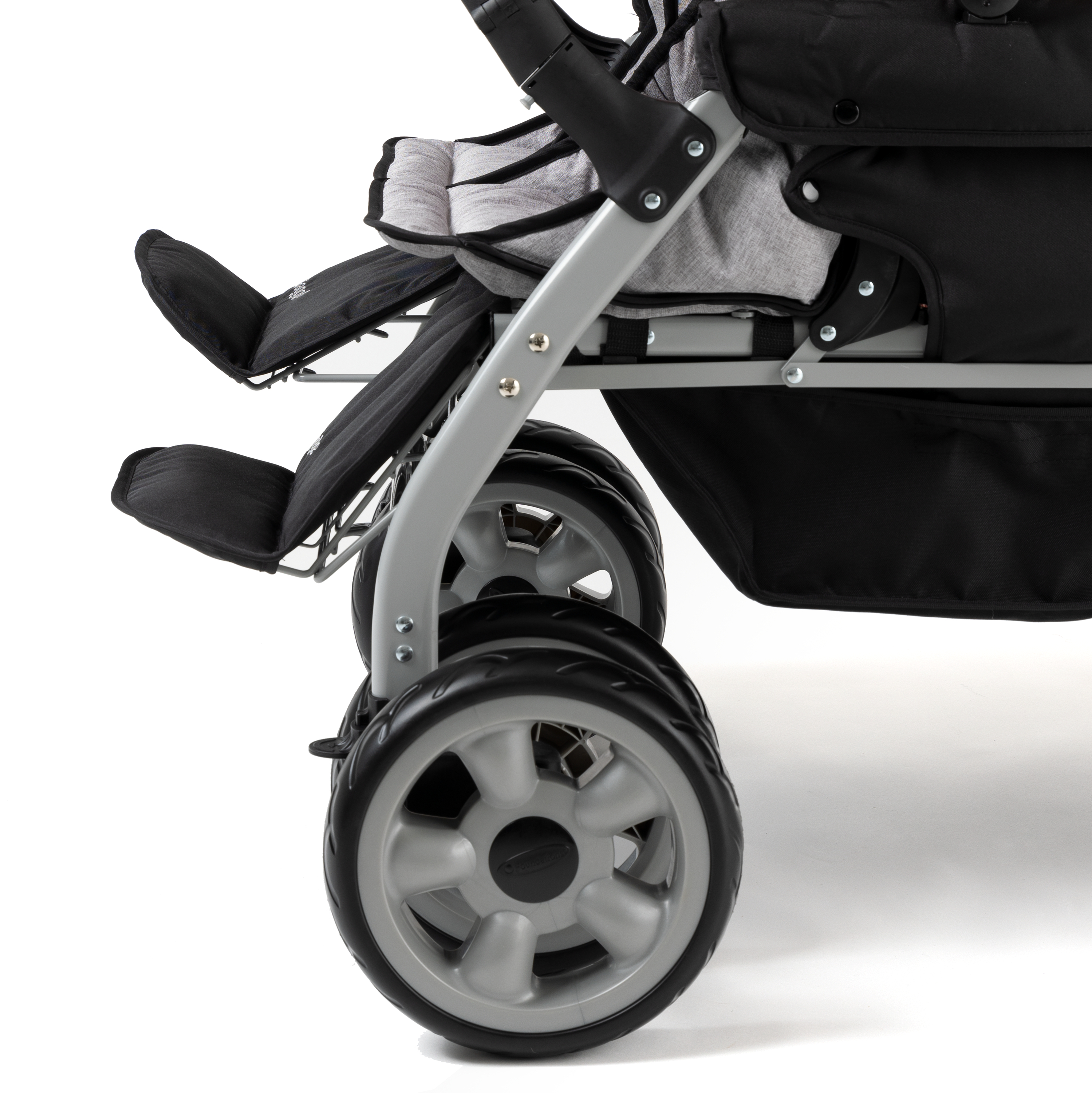 Gaggle Jamboree opvouwbare kinderwagen / buggy voor 6 kinderen in zwart