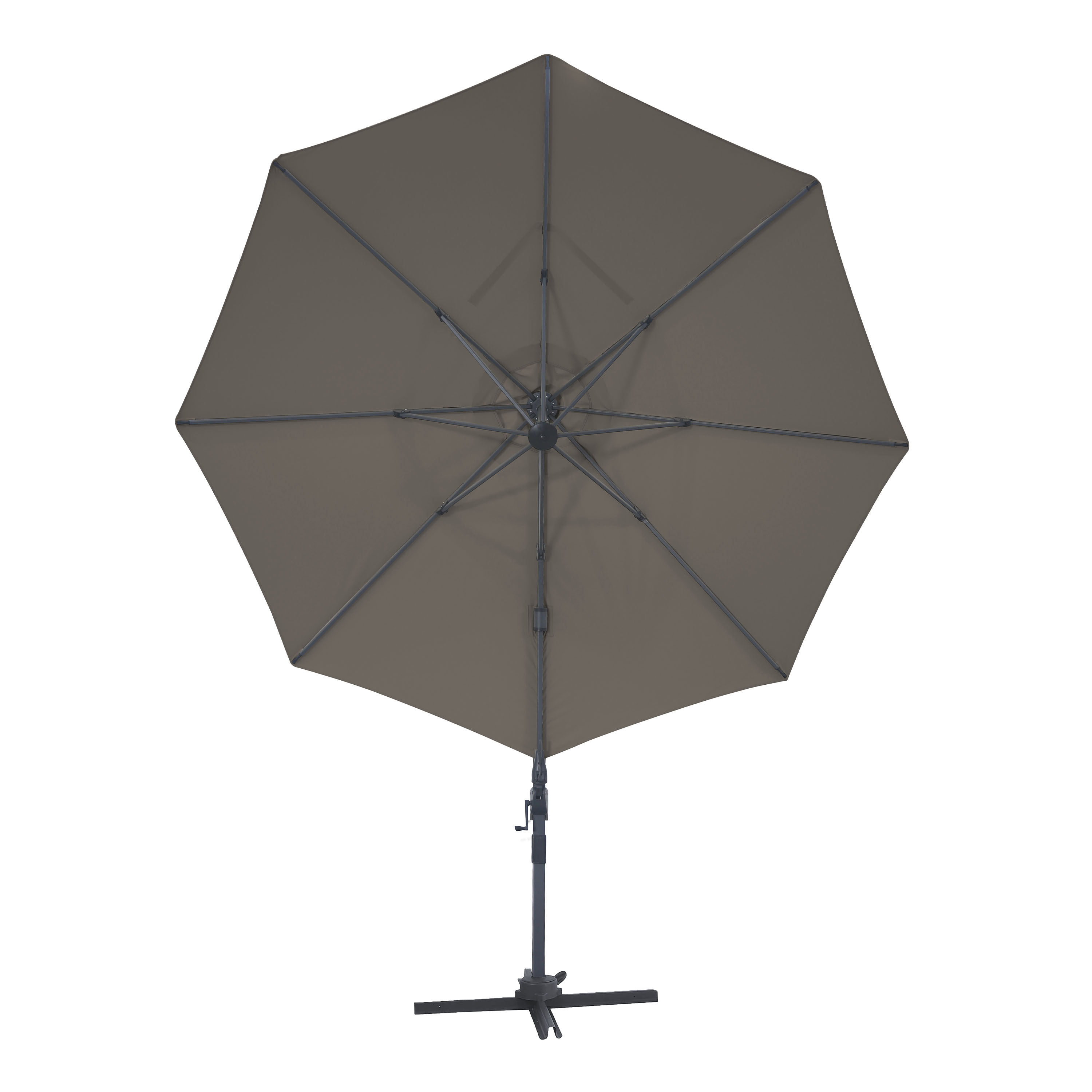 AXI Solis Cantilever Parasol Ø 300cm Anthracite/Taupe