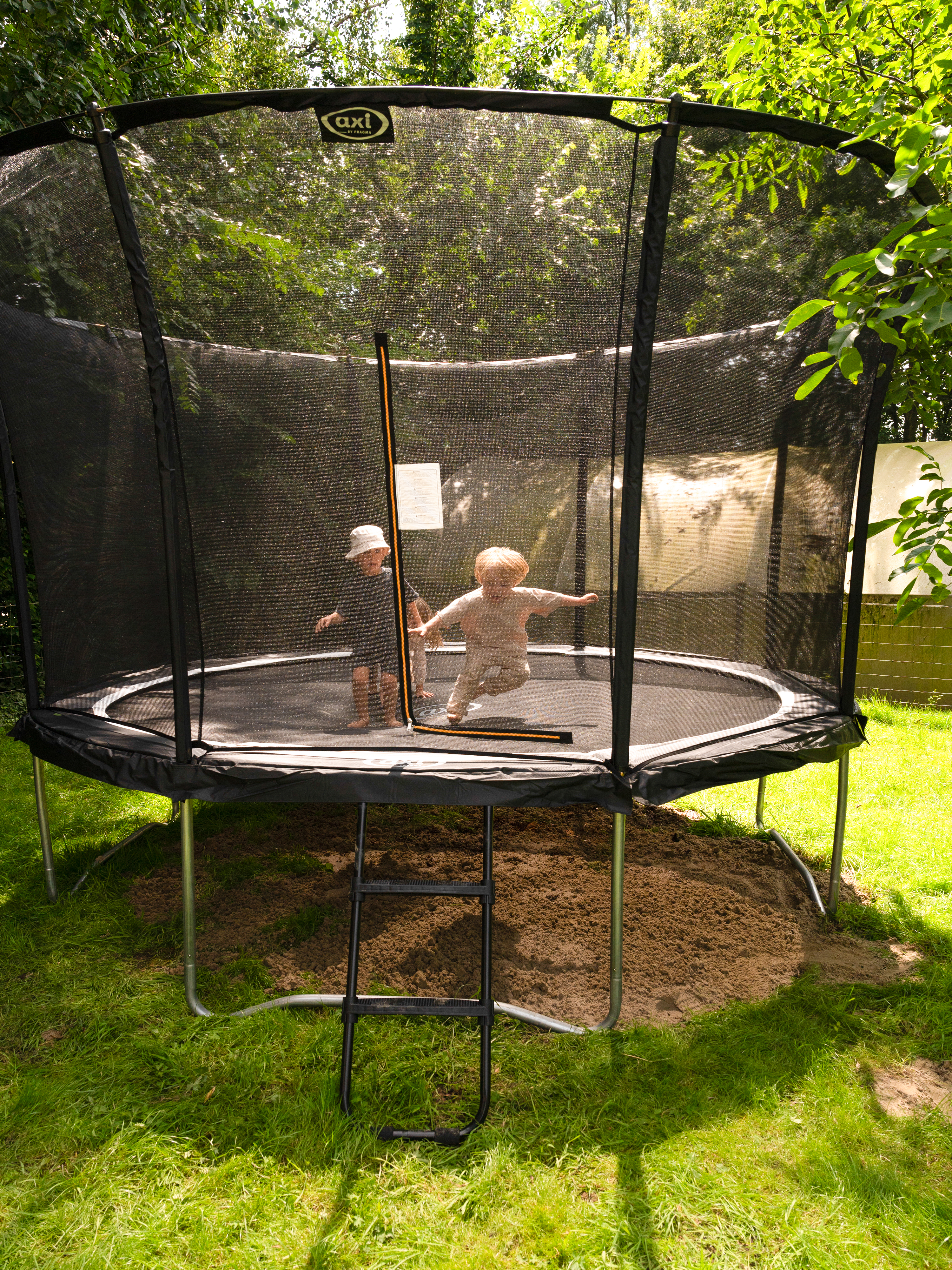 AXI Denver Trampoline Ø 366 cm met ladder - Onground - Zwart