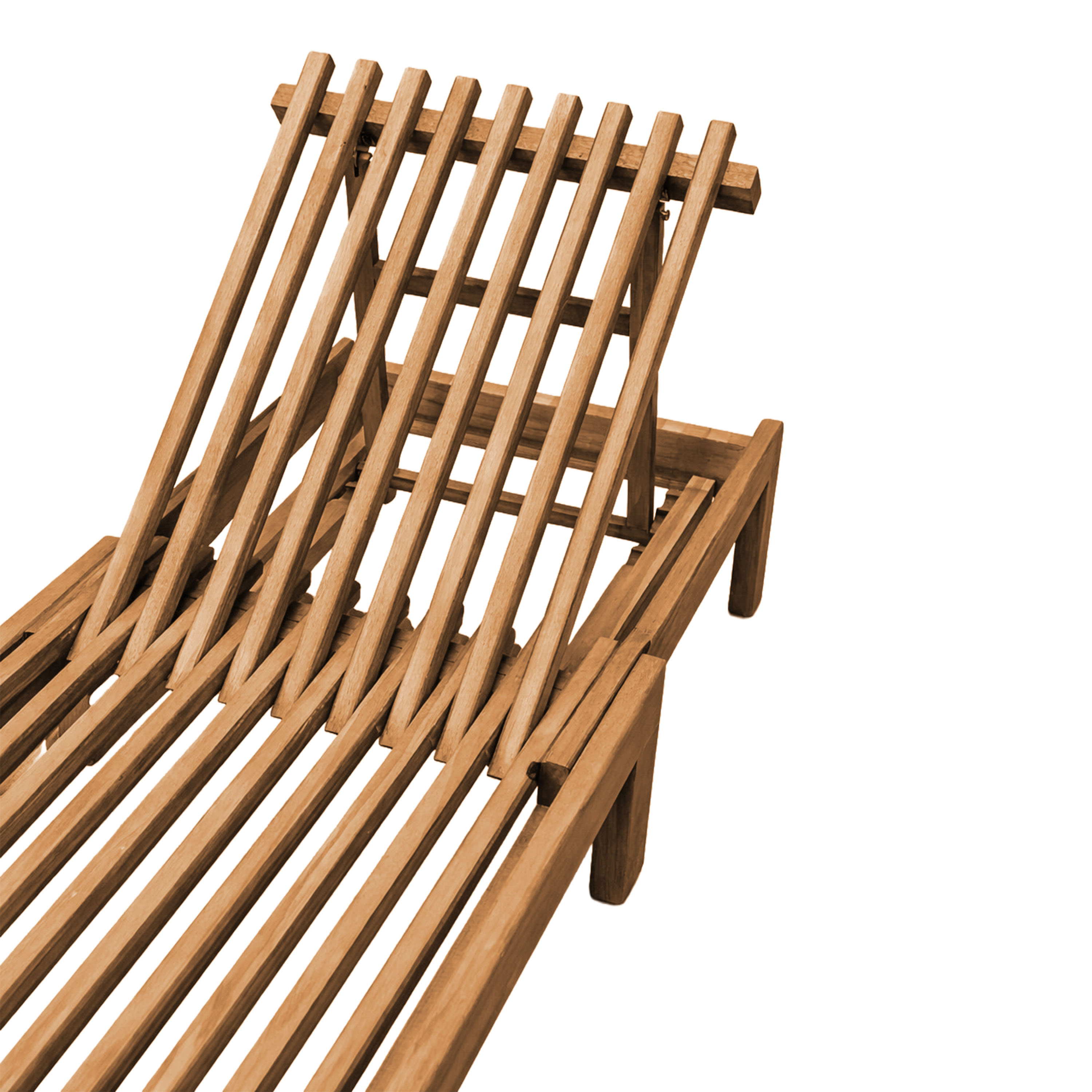 AXI Rowan 2-in-1 Sunbed and Garden Bench - Teak