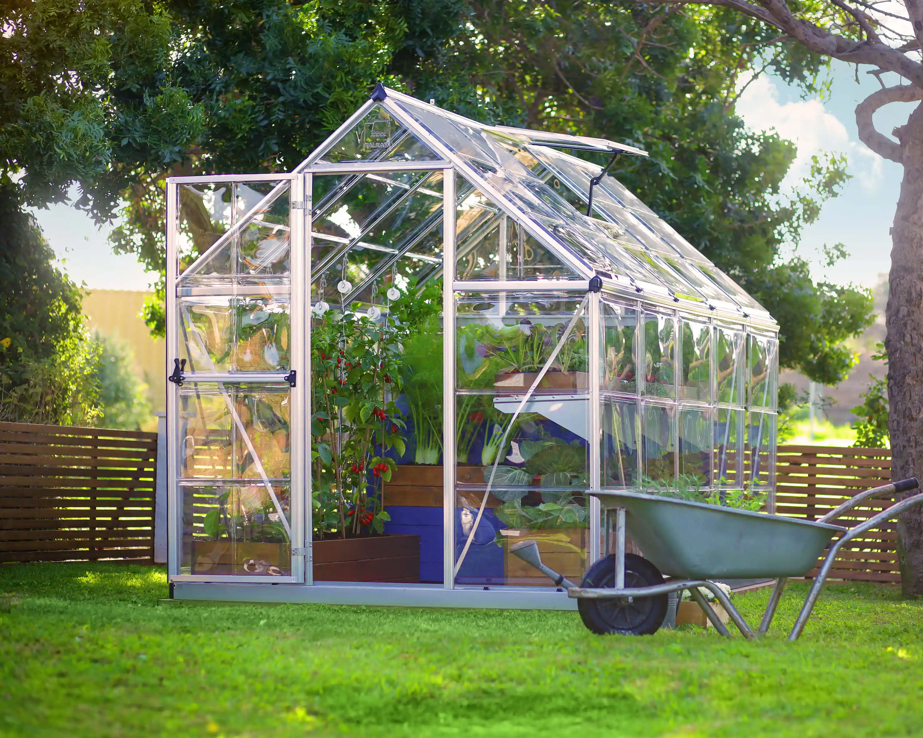 Canopia Harmony 306X185X208 cm Tuinkas Zilver Helder-7290103110840 Canopia Harmony 306X185X208 cm Tuinkas Zilver Helder