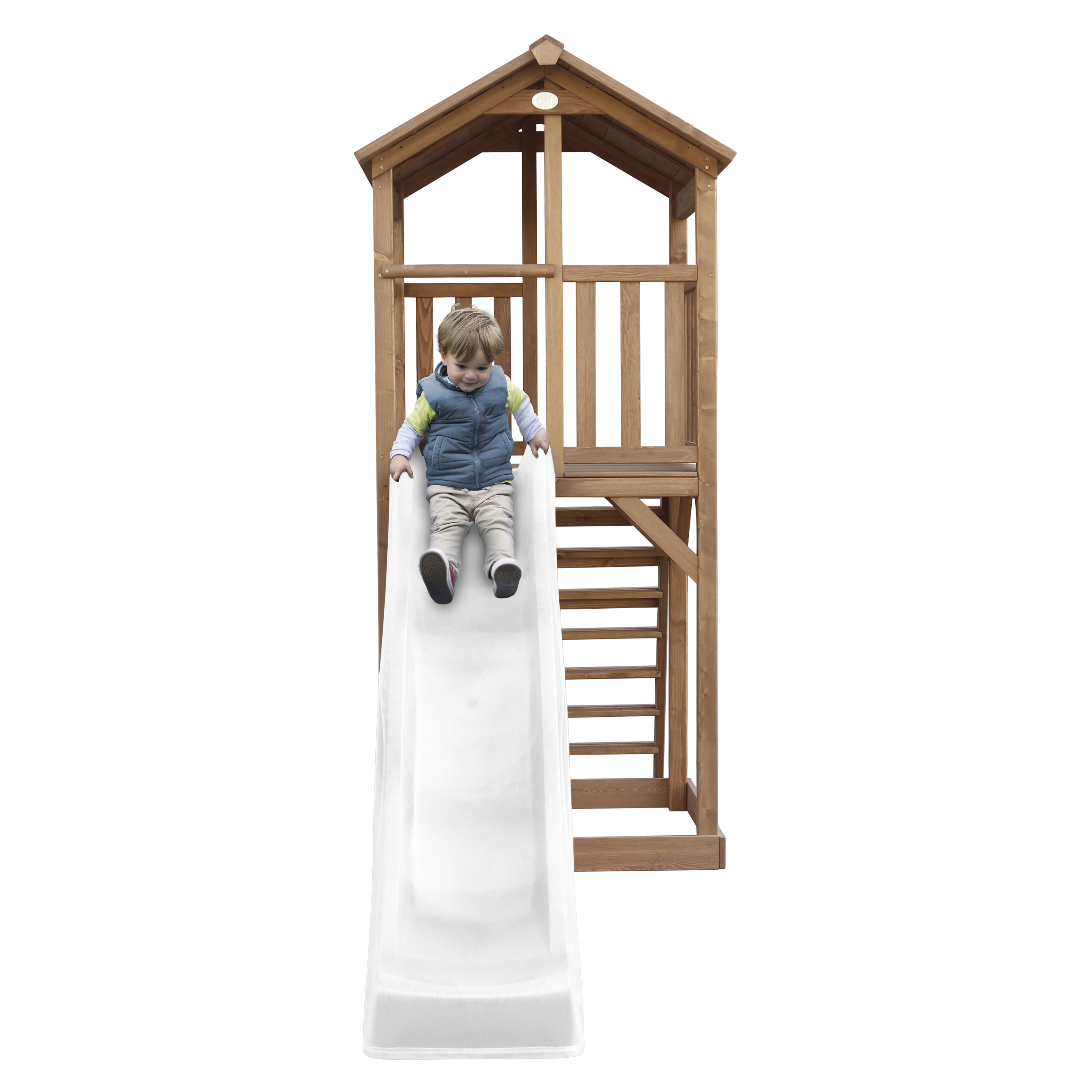 AXI Beach Tower Brown - White Slide