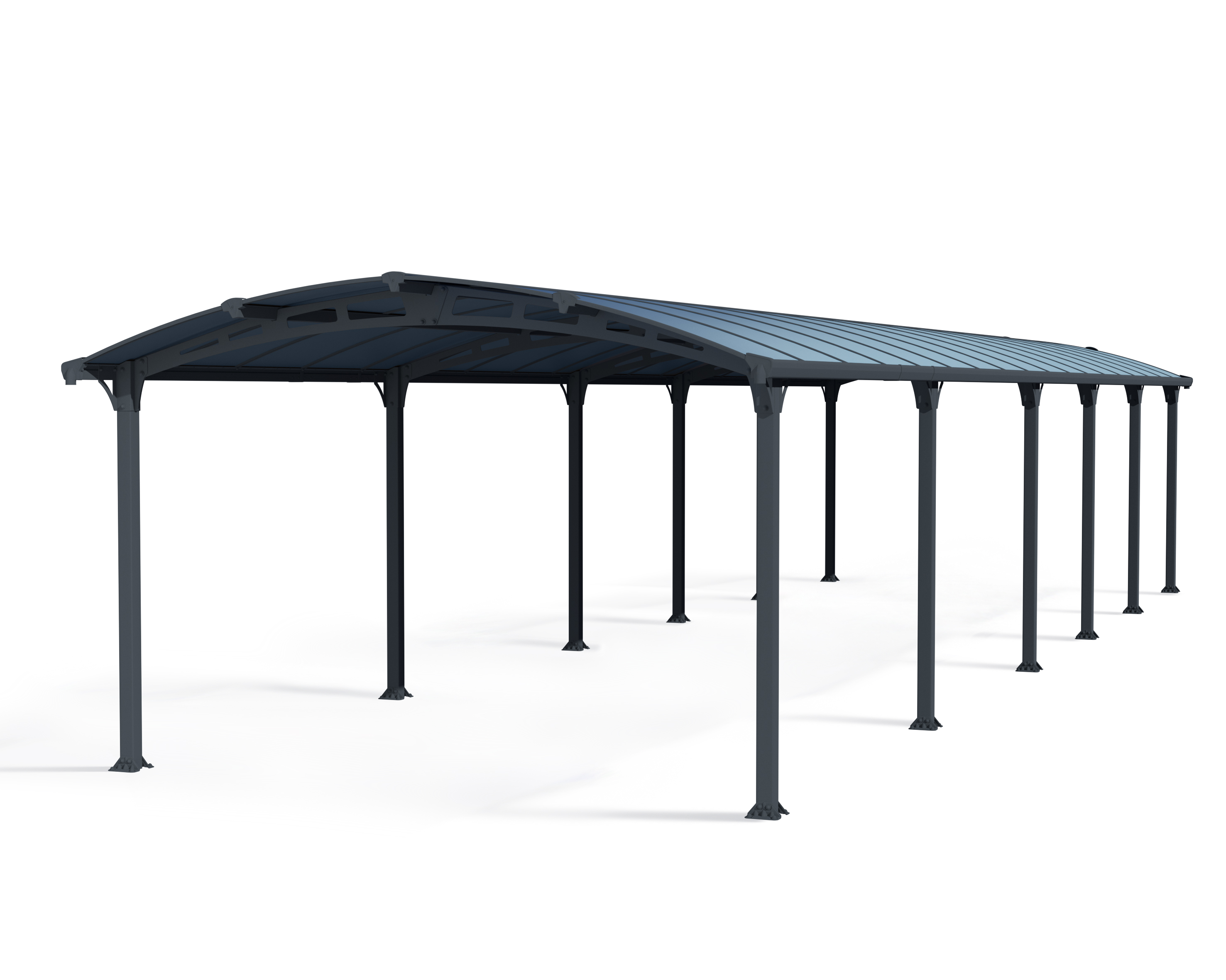 Canopia Arcadia  1290X360 cm Carport Enkel Donkergrijs Brons