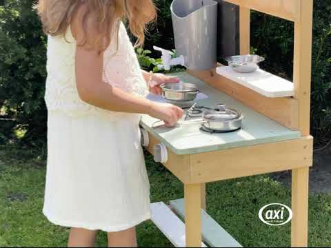 AXI Puck Zand & Water Speelkeuken Bruin/groen